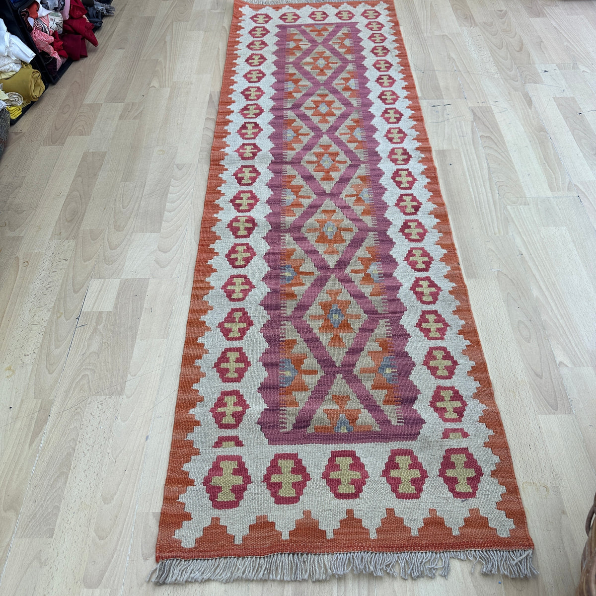Persisk kelim løber 60.240cm 100% uld