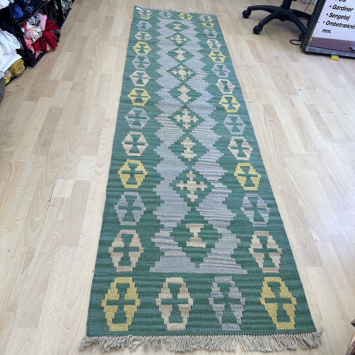 Persisk Kelim Løber – 65 × 250cm – 100% Uld