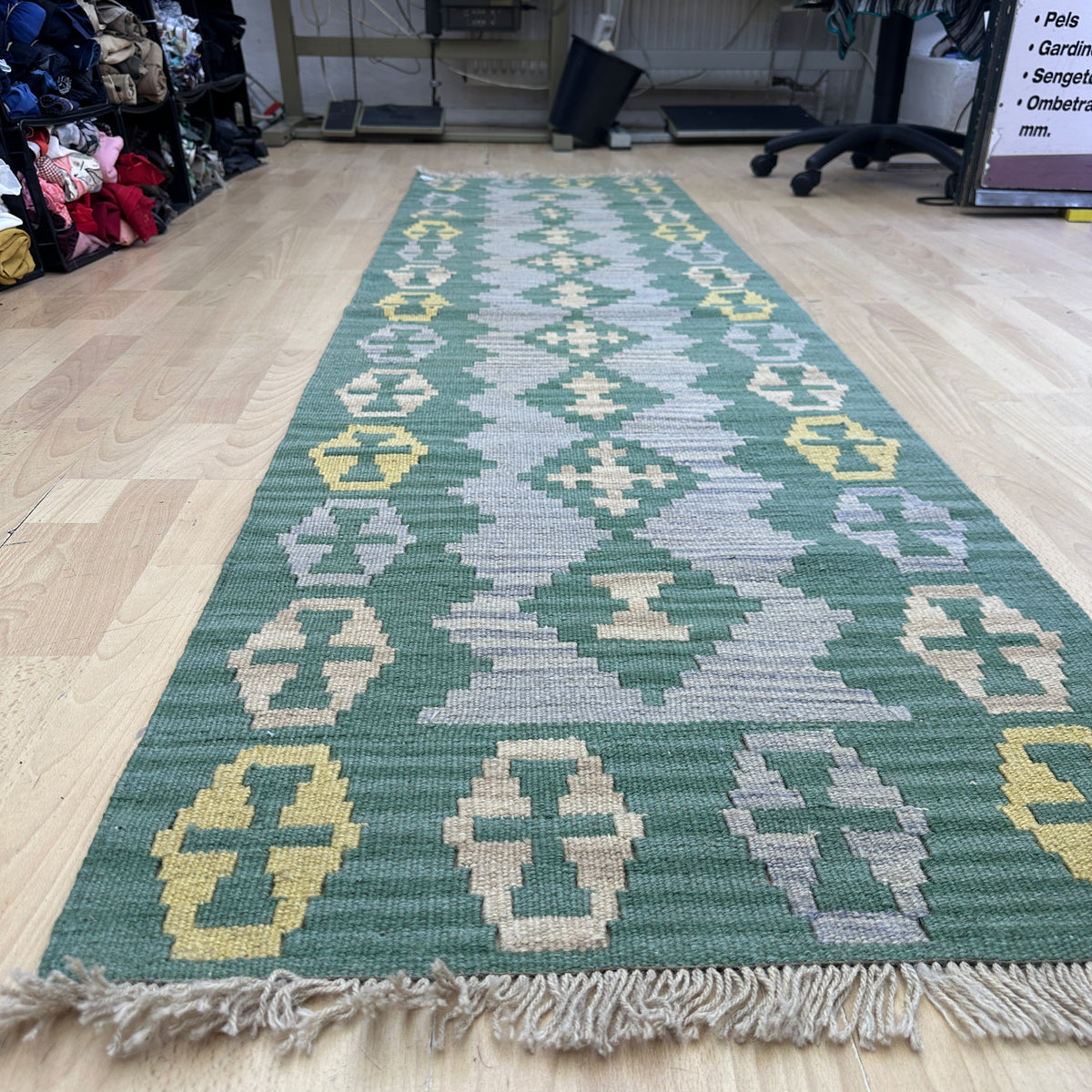 Persisk Kelim Løber – 65 × 250cm – 100% Uld